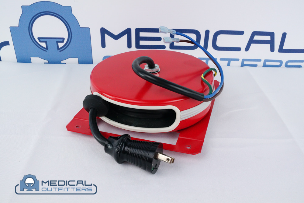 Ametek Hunter Spring Retractable Power Cable Reel, 15A, 125V, 50/60Hz ...